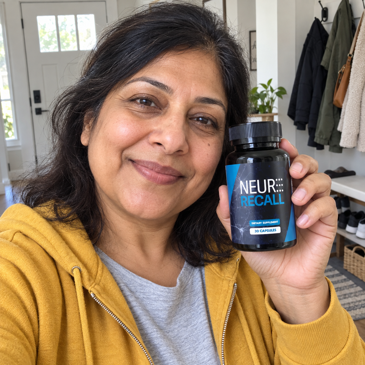 Margaret L. holding NeuroRecall