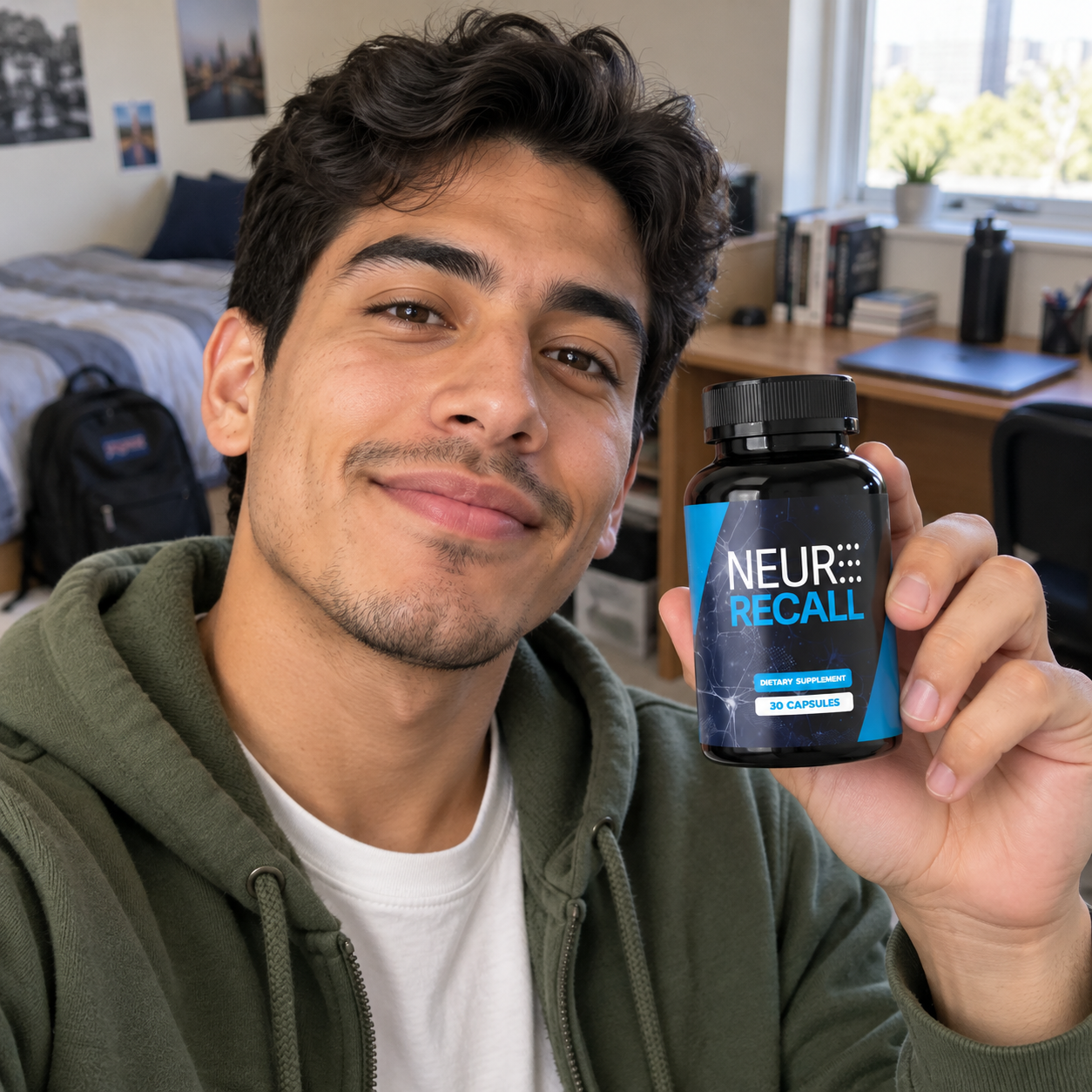 Michael D. holding NeuroRecall