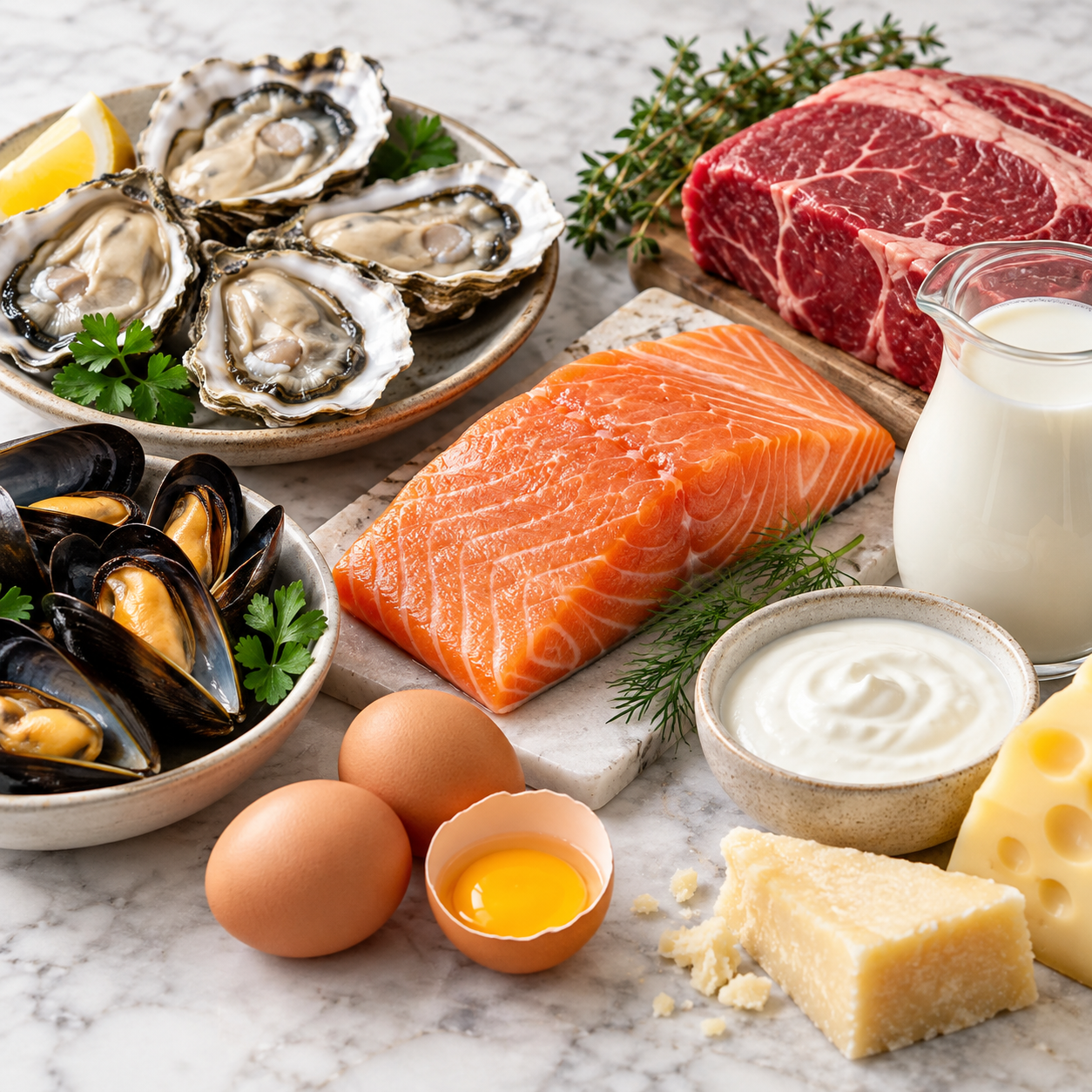 Vitamin B12 food sources